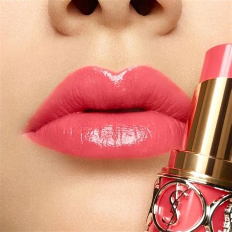 Ysl / Rouge Volupte Shine Lipstick No.13 Pink 